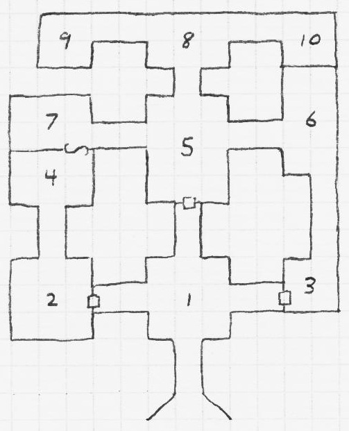 Easy Dungeon Module 1 map