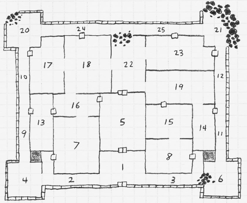 Easy Dungeon Module 2 map