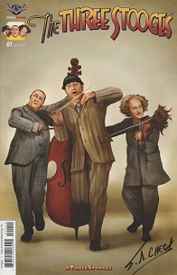 First issue of Three Stooges comic